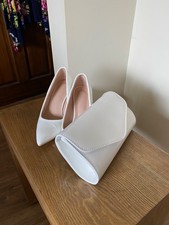 ivory patent shoes 4.5 and