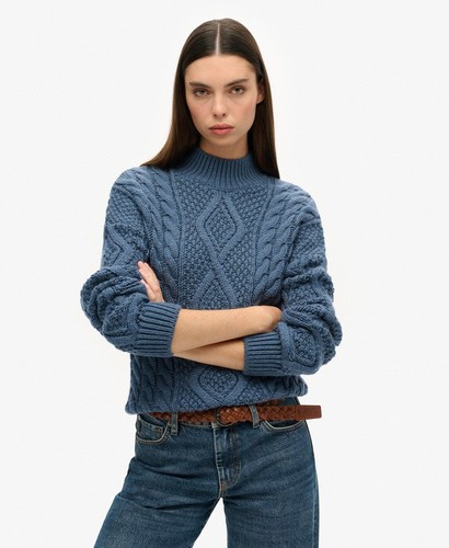 Superdry womens aran - womens, cable