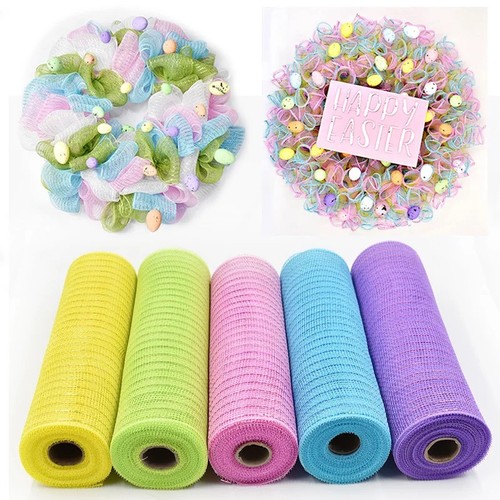 Deco poly mesh ribbon 6 - ribbon, inch