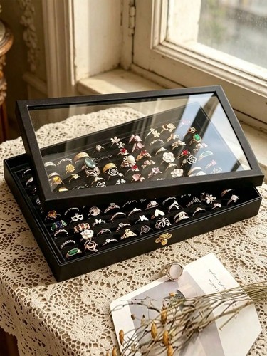 100 slot jewelry ring display - 100-slot,