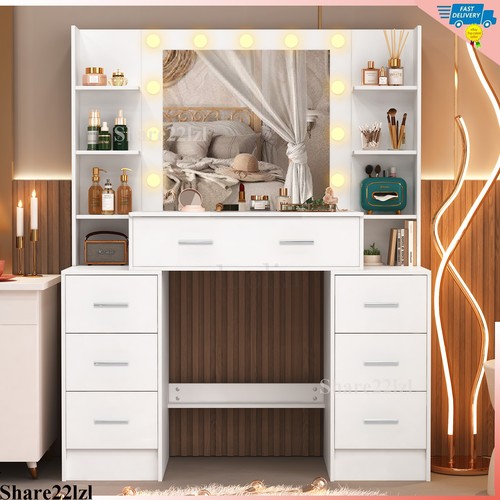 Dressing table white - white, desk