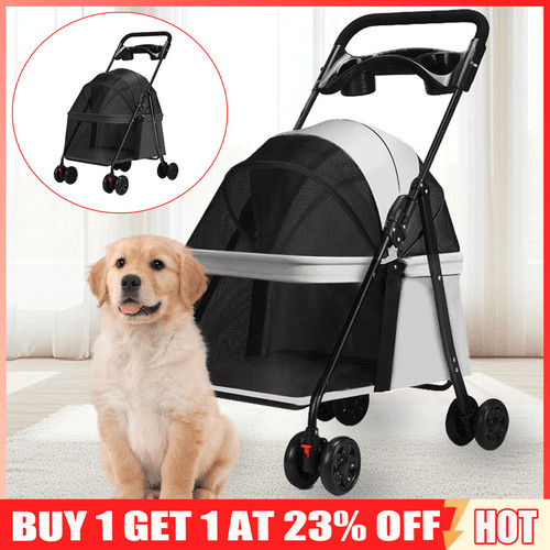 Pet stroller dog cat - pet,