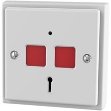 Double Electronic White Flush