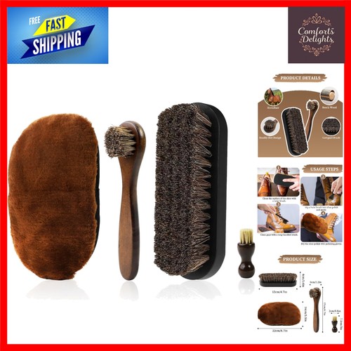 Horsehair shoe shine - brush, and