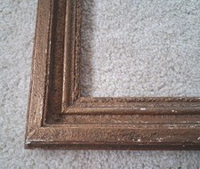 Vintage Picture Frame Gold  16.5" X 14" (Inner 13.5" x 11") R19