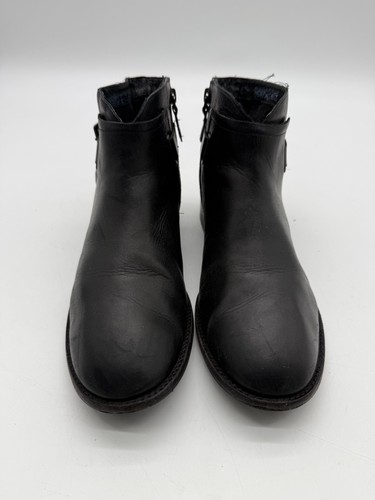 Ugg 1016942 black leather side - leather,