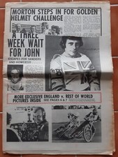 SPEEDWAY MAIL NEWSPAPER: ENGLAND, SWINDON, WHITE CITY  6/8/1976