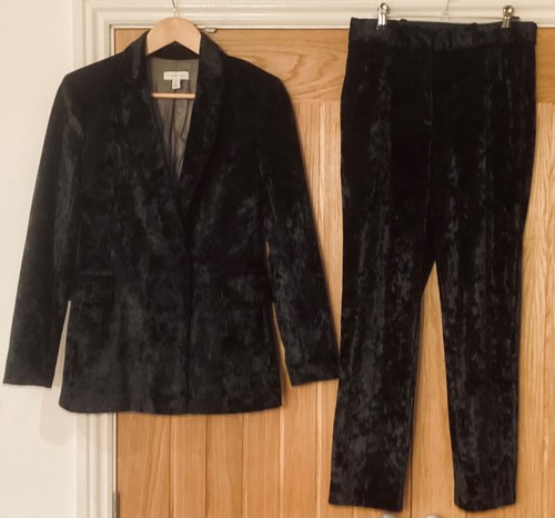 Topshop black crushed - , velvet