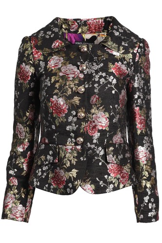 Dolce gabbana black brocade - &,