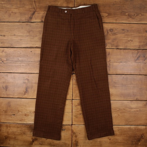 Vintage check trousers pants - vintage,