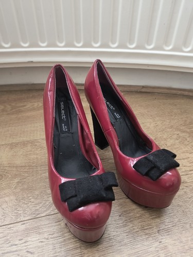 Red select rockabilly shoes - select,