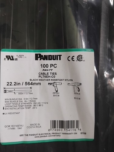 Panduit plt6eh extra - plt6eh-c0, extra-heavy