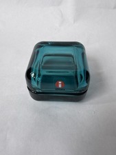 Iittala Vitriini Glass Storage Trinket Jewellery Box Small Emerald Coloured