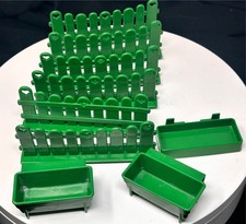 Vintage My Little Pony Stable Accessories - Fences, Feeding Troughs