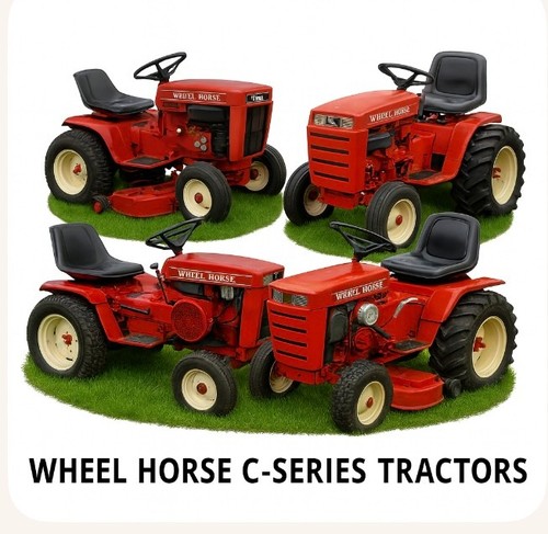 Wheel horse series tractor - c,