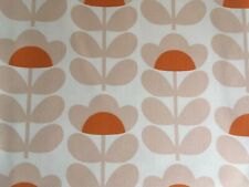 25cm x 138cm Wide Orla Kiely Sweet Pea Orange Medium Weight cotton New