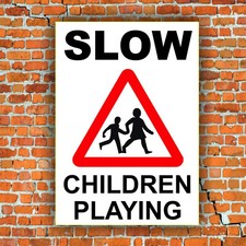SLOW - CHILDREN PLAYING - Road
