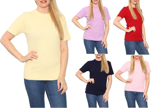Women crew neck short sleeve - women's,