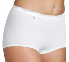 Sloggi Basic+ Maxi Cotton Brief (4 in 1 pack), 7 Different Colours, Sizes 10-30,