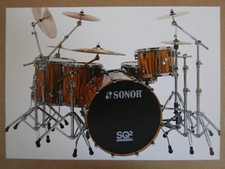 POP-CARD feat. SONOR SQ2 DRUM KIT , 11x15cm greeting card #abx