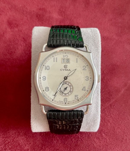 Vintage cyma big date quartz - big,
