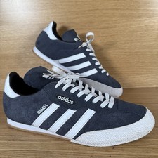 Adidas Men’s Shoes Size 12 UK Samba Super Blue Suede Trainers