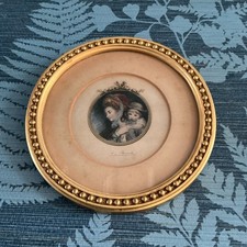 Antique Signed mezzotint