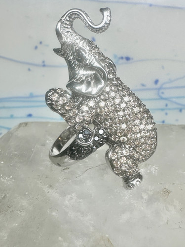 Elephant ring size cz - elephant,