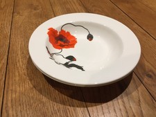 Wedgwood Corn Poppy Susie Cooper Design 20cm Soup Pasta Dessert Bowl