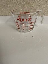 Vintage Pyrex 1 Cup Glass
