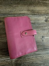 Filofax Malden Leather Personal Organiser Pink