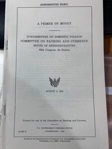 1964 primer money - on, &