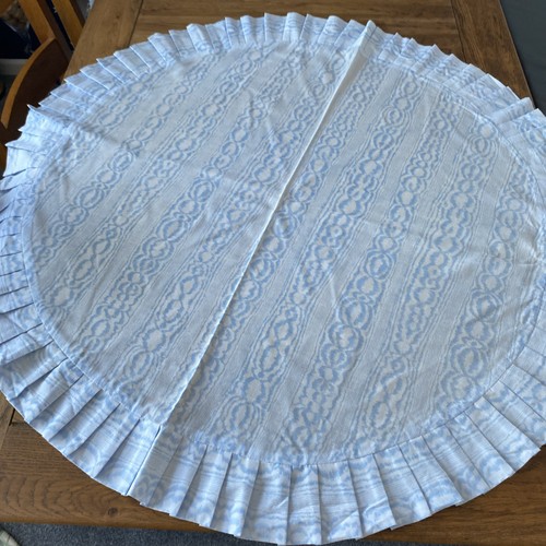 Vintage small round tablecloth