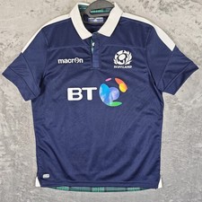 Scotland 2016/2017 Home Rugby Union Shirt Macron L Large