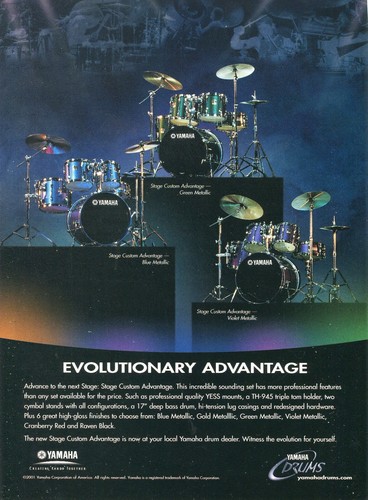 2001 print yamaha stage - 2001, of