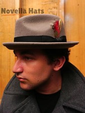 Wool Felt C-Crown Trilby Hat