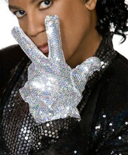 Michael Jackson Silver Sequin