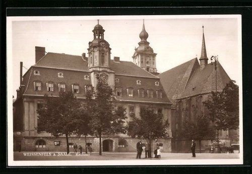 Postcard weissenfels town - postcard,