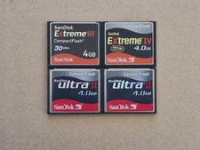 4 x 4GB Sandisk Extreme Ultra