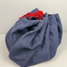 Vintage Lego 787 Draw Blue Denim Play Mat / Storage Bag 1977