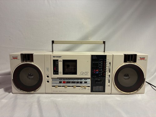 Vintage sharp 37z boombox - sharp,