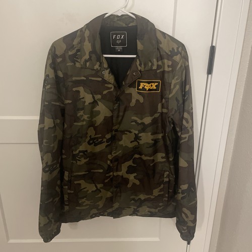 Fox racing camo windbreaker - fox,