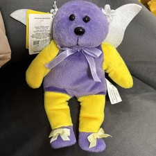 Rare Vintage Unimax Toys Bean Bag Mates Plush Twinkle Fairy DOB 8.4.98