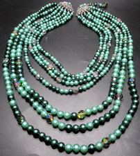 SCHIAPARELLI Huge Green Faux