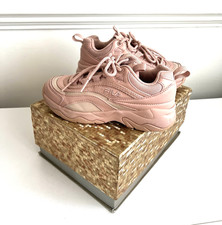 FILA Girls Trainers Pink Rose