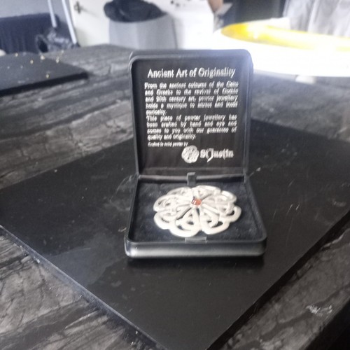 Vintage pewter signed - pewter,
