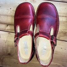 Oxygen Mary-Jane Bonn Leather Shoes Size 39 UK6 Women’s Red