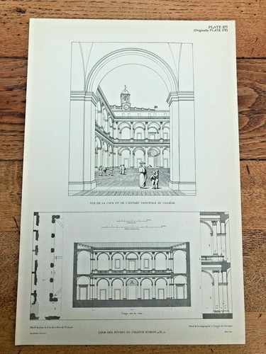 1928 print edifices de - de, rome