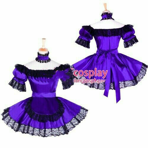 Sissy maid satin - , uniform