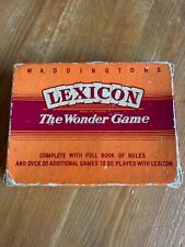Vintage 1960’s Lexicon Card Game Waddingtons 